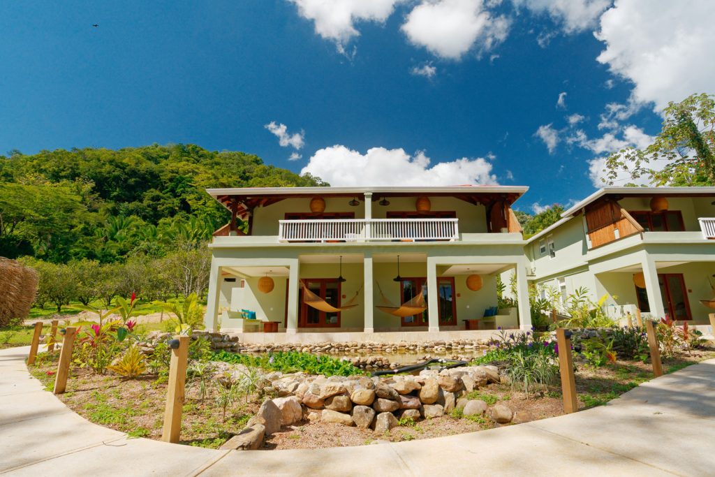 The riverview rooms at The Rainforest Lodge at Sleeping Giant